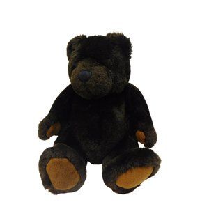 Velvets Brand by Greek-Dark Brown Bear 11" Plush Stuffed Animal